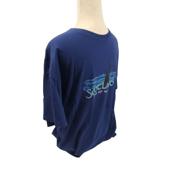 Scotland Home Of Nessie Navy Blue T-Shirt XL Fruit Of The Loom Cotton - Picture 7 of 8